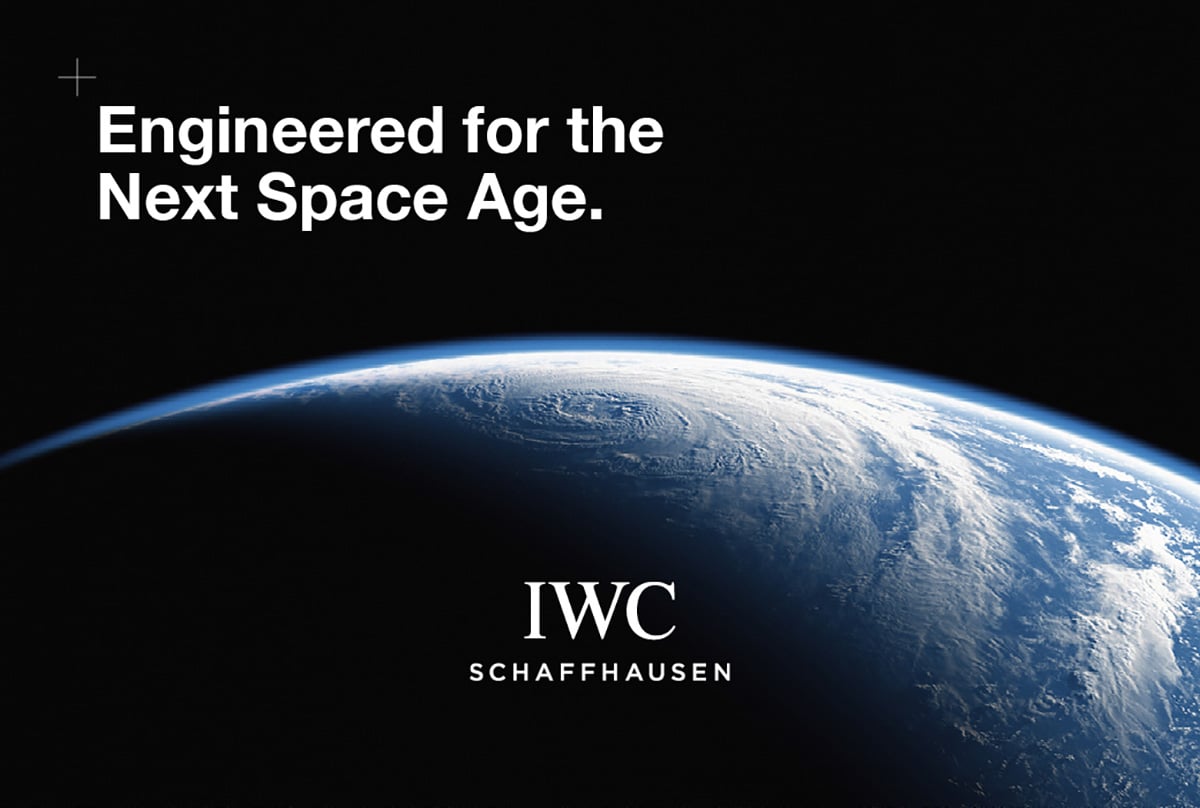 宇宙開発企業とのコラボで実施される“The Next Space Age Exhibition（NSAエキシビション）”。今回の宇宙モデルをはじめ先進の「パイロット・ウォッチ」が展示される。
