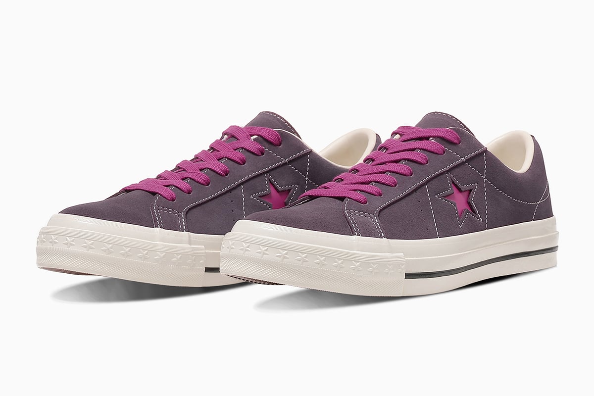 ONE STAR AGED SUEDE（パープル×ピンク）：1万6500円
