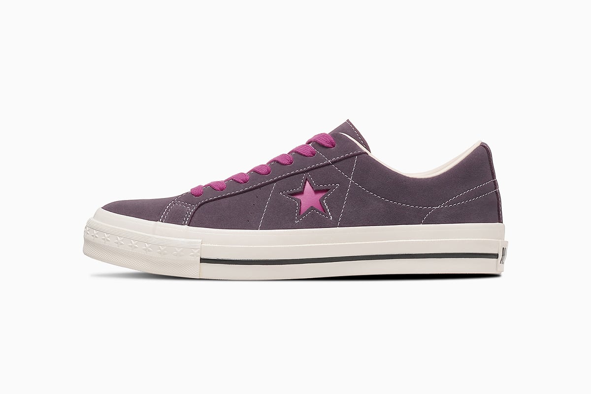 ONE STAR AGED SUEDE（パープル×ピンク）：1万6500円