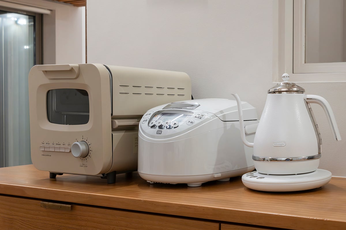 炊飯器、調理器具など