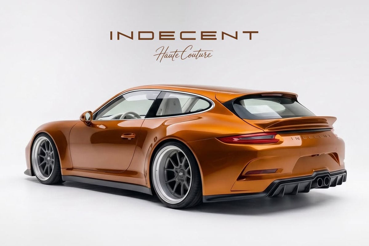 インデセント社が手がけるポルシェ「911シューティングブレーク」（C）Facebook『Indecent』