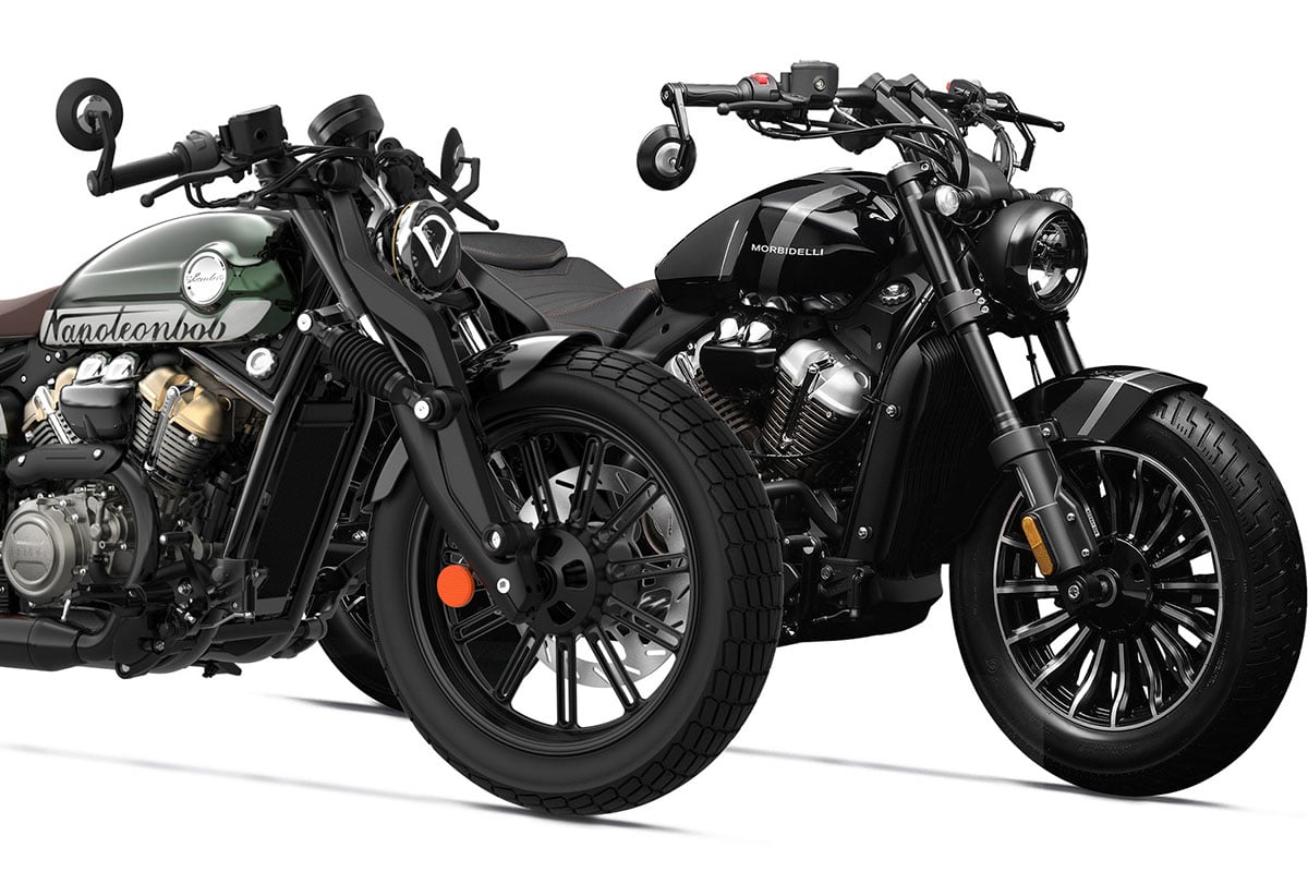 ベンダ「ナポレオンボブ250」とモルビデリ「C252V」