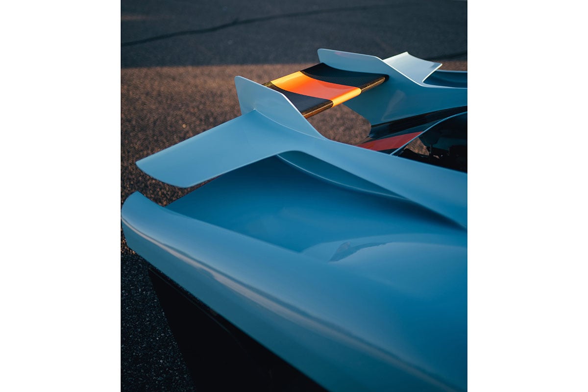 「ミラー・モータカーズ」の創立50周年イベントで世界初公開されたワンオフモデル「JC9」（C）Facebook『Miller Motorcars』