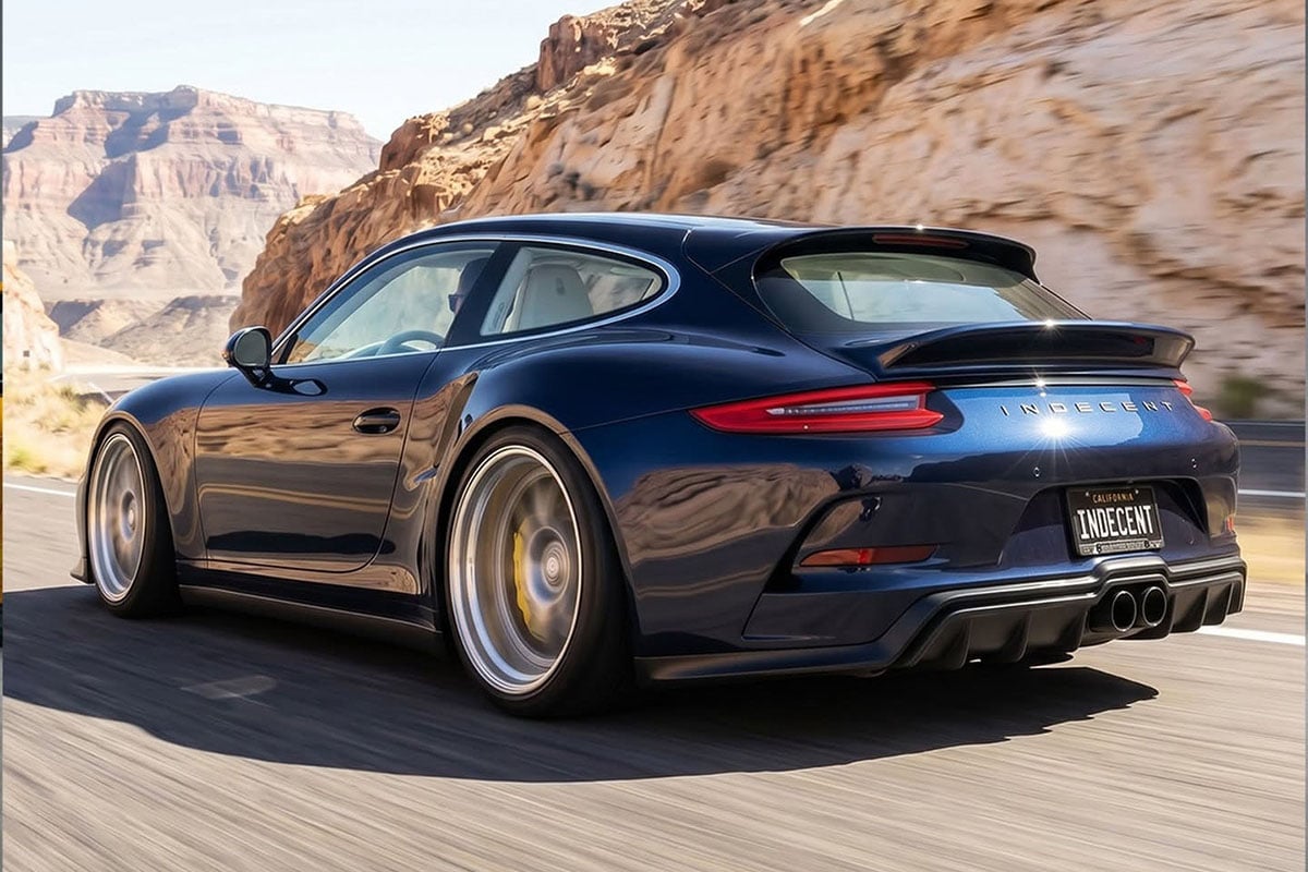 インデセント社が手がけるポルシェ「911シューティングブレーク」（C）Facebook『Indecent』