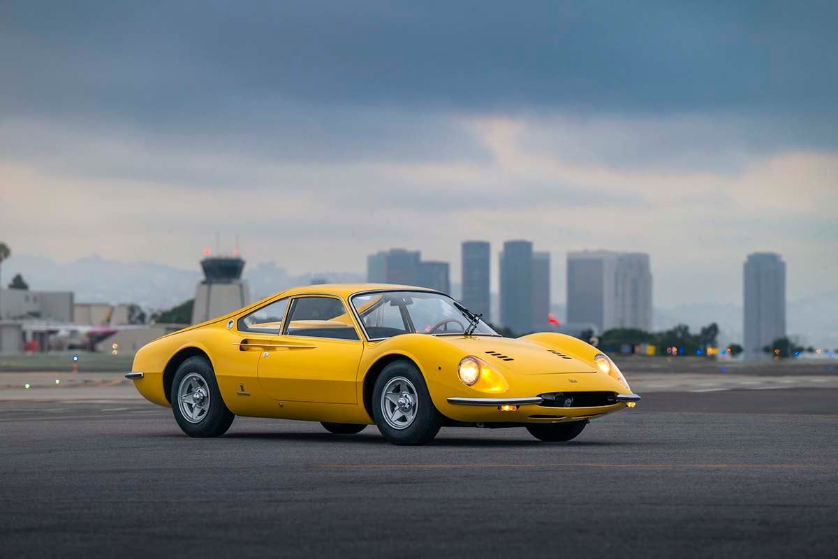 オークションに出品予定の1966年式フェラーリ「ディーノ206」プロトタイプRobin Adams(c)2026 Courtesy of RM Sotheby's