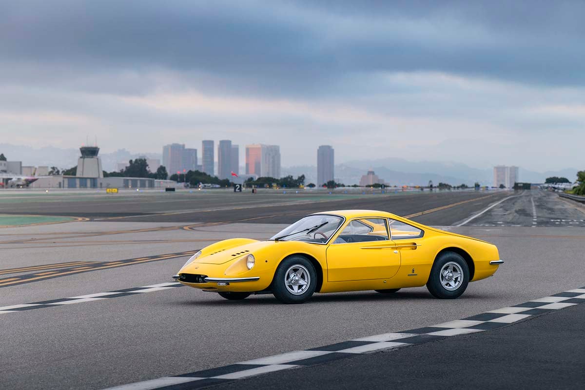 オークションに出品予定の1966年式フェラーリ「ディーノ206」プロトタイプRobin Adams(c)2026 Courtesy of RM Sotheby's