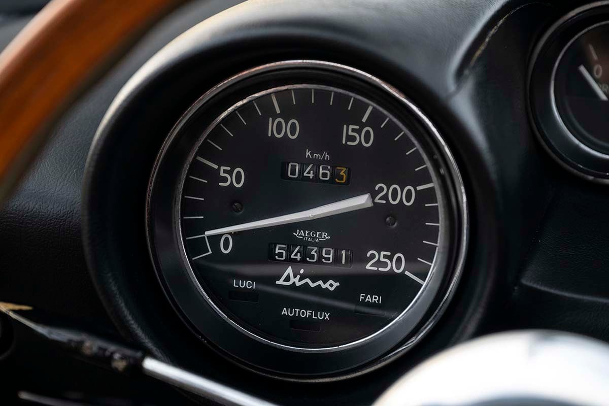 オークションに出品予定の1966年式フェラーリ「ディーノ206」プロトタイプRobin Adams(c)2026 Courtesy of RM Sotheby's