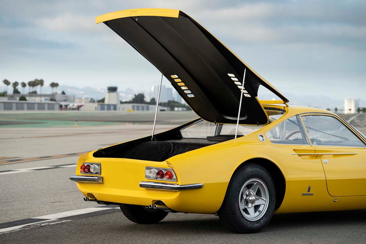 オークションに出品予定の1966年式フェラーリ「ディーノ206」プロトタイプRobin Adams(c)2026 Courtesy of RM Sotheby's