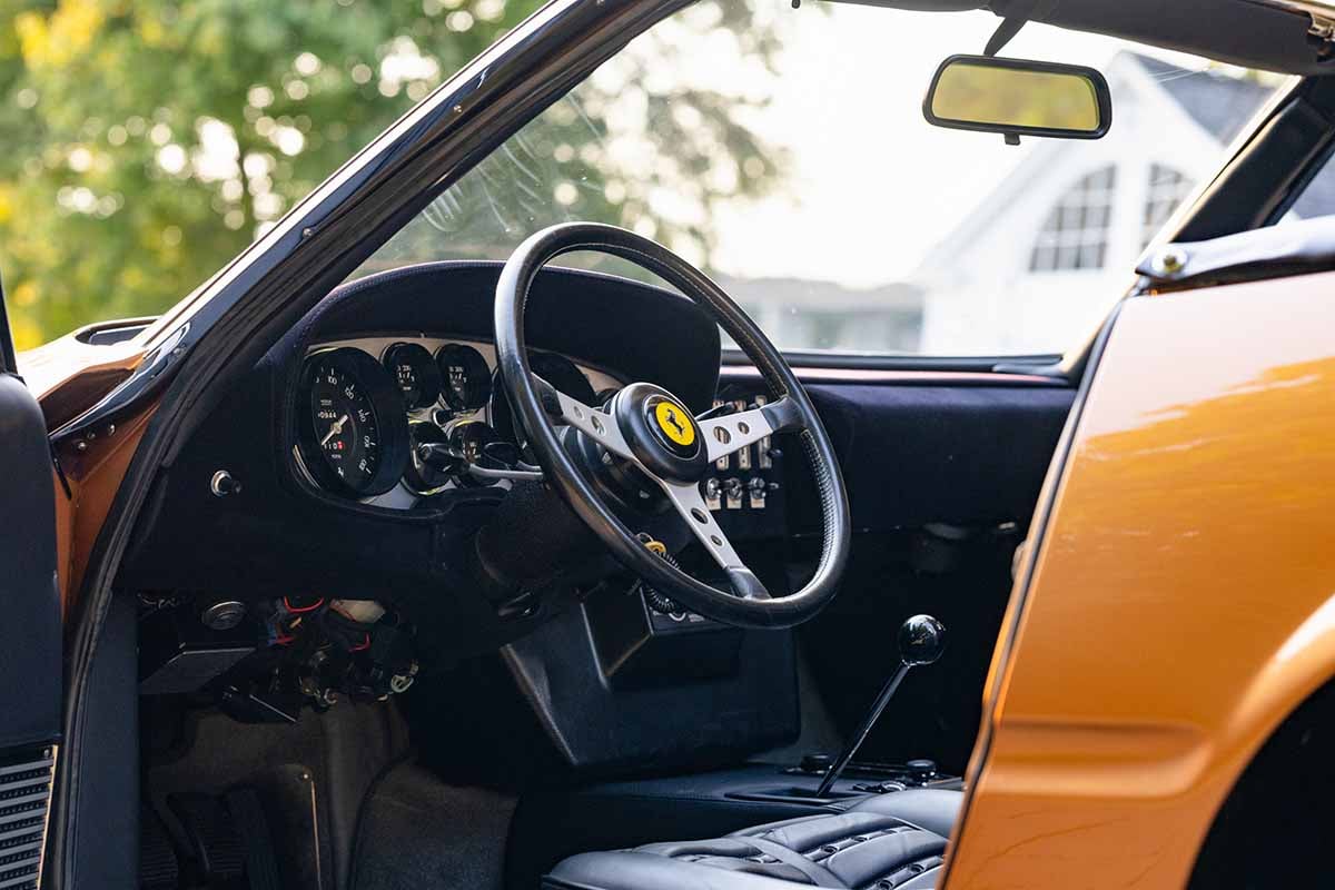 オークションに出品予定の1972年式フェラーリ「365GTS／4 デイトナ・スパイダー」Josh Sweeney(c)2026 Courtesy of RM Sotheby's