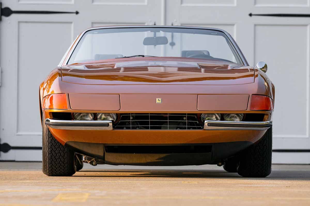 オークションに出品予定の1972年式フェラーリ「365GTS／4 デイトナ・スパイダー」Josh Sweeney(c)2026 Courtesy of RM Sotheby's