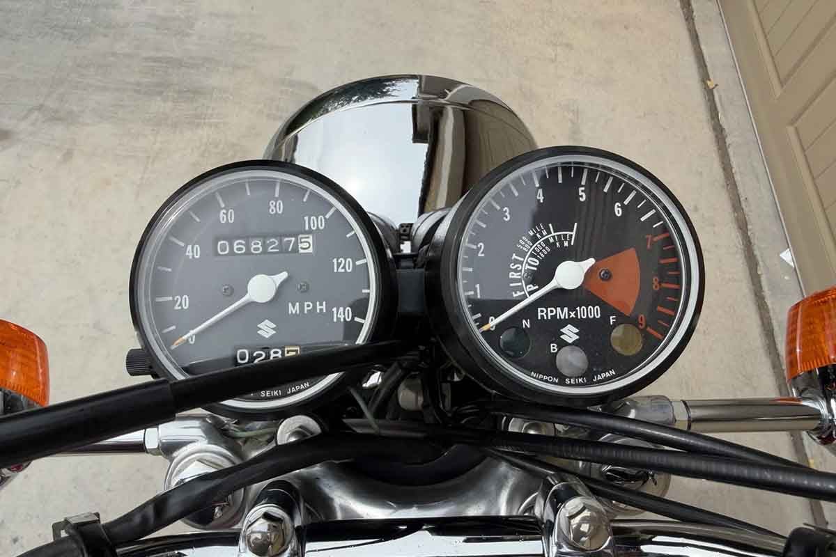 米国オークションに出品、落札された1971年式スズキ「T500」