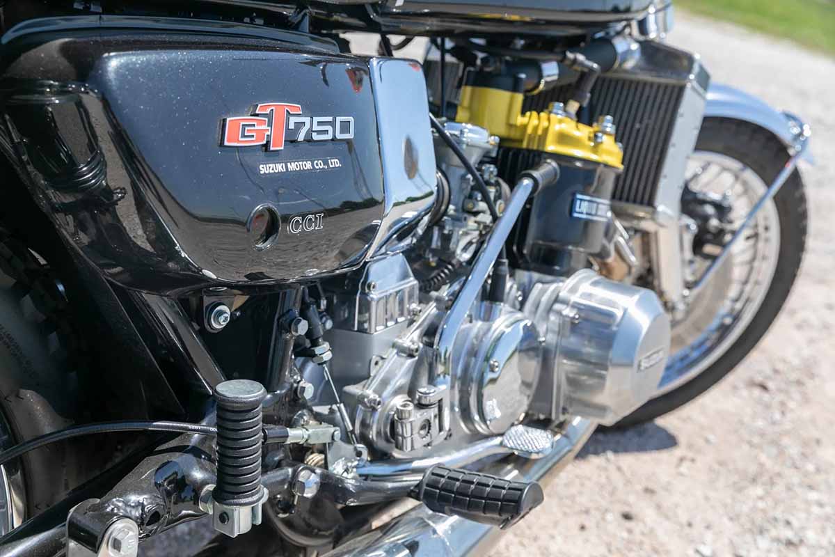 米国オンラインオークションに登場、落札された1974年式スズキ「GT750」