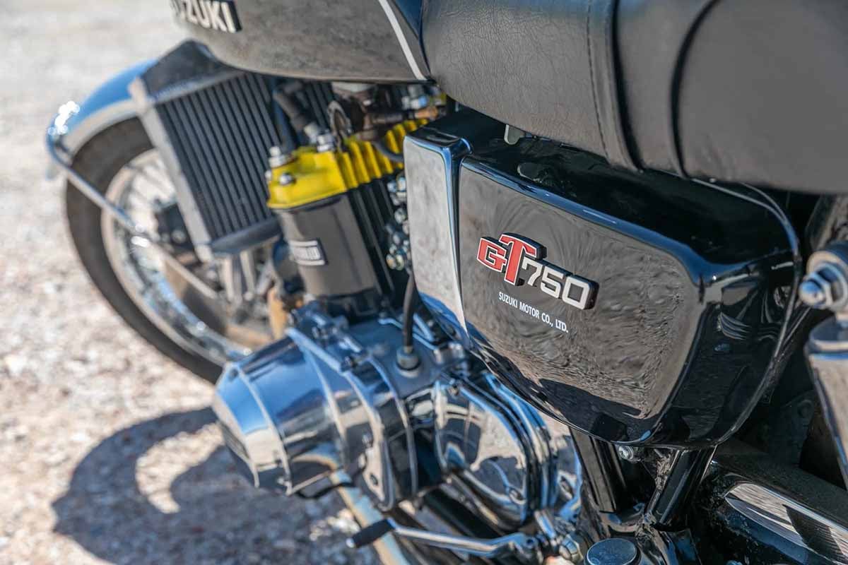 米国オンラインオークションに登場、落札された1974年式スズキ「GT750」