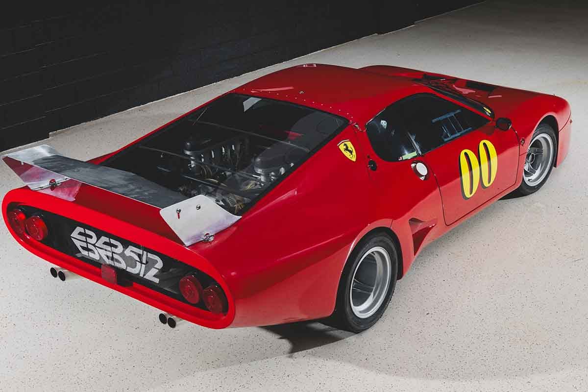 オークションに出品予定の1979年式フェラーリ「512 BB／LM」Darin Schnabel(c)2026 Courtesy of RM Sotheby's