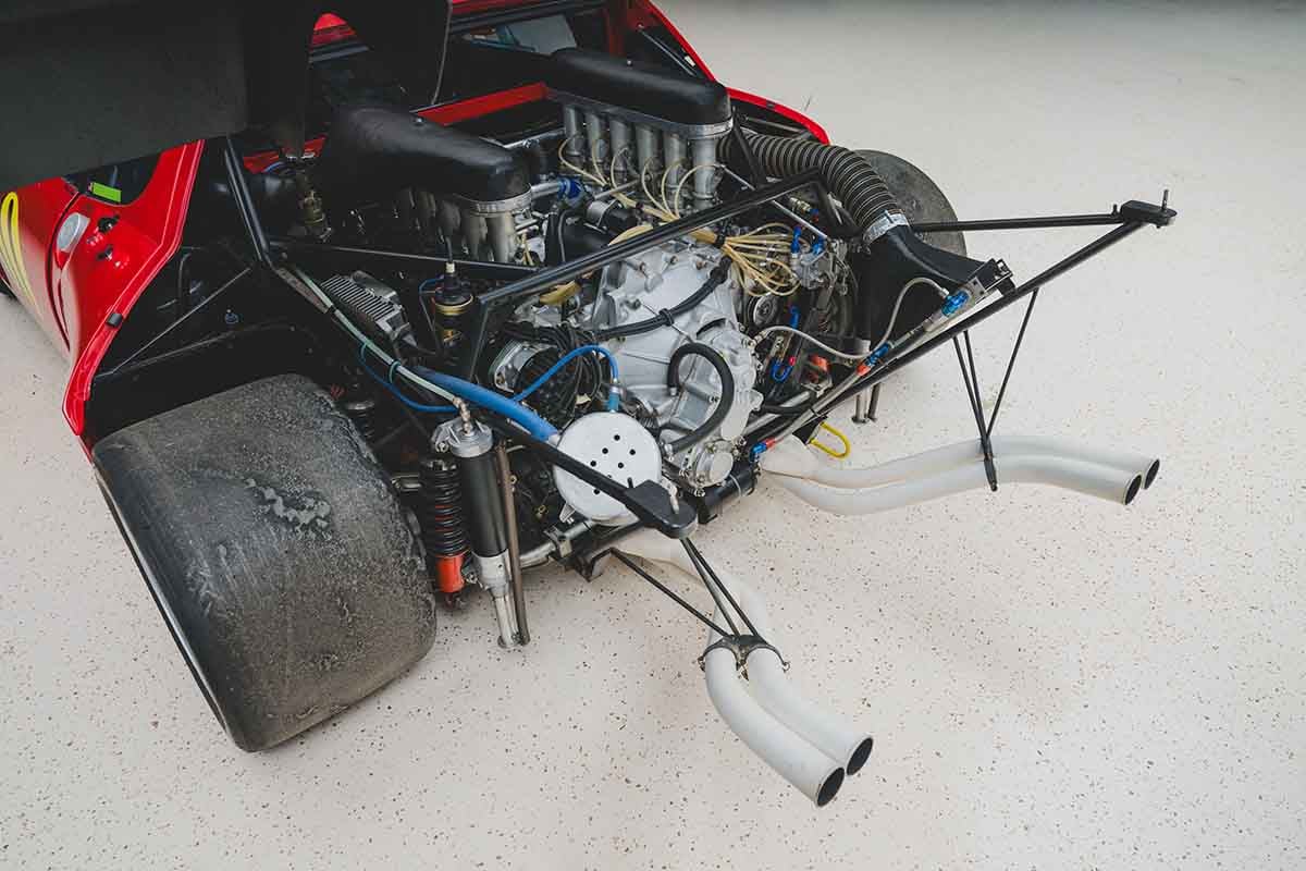 オークションに出品予定の1979年式フェラーリ「512 BB／LM」Darin Schnabel(c)2026 Courtesy of RM Sotheby's