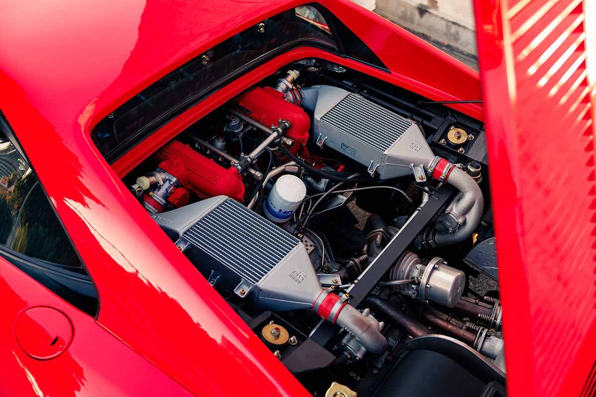 オークションに出品される1985年式フェラーリ「288GTO」Mikey Noga(c)2026 Courtesy of RM Sotheby's