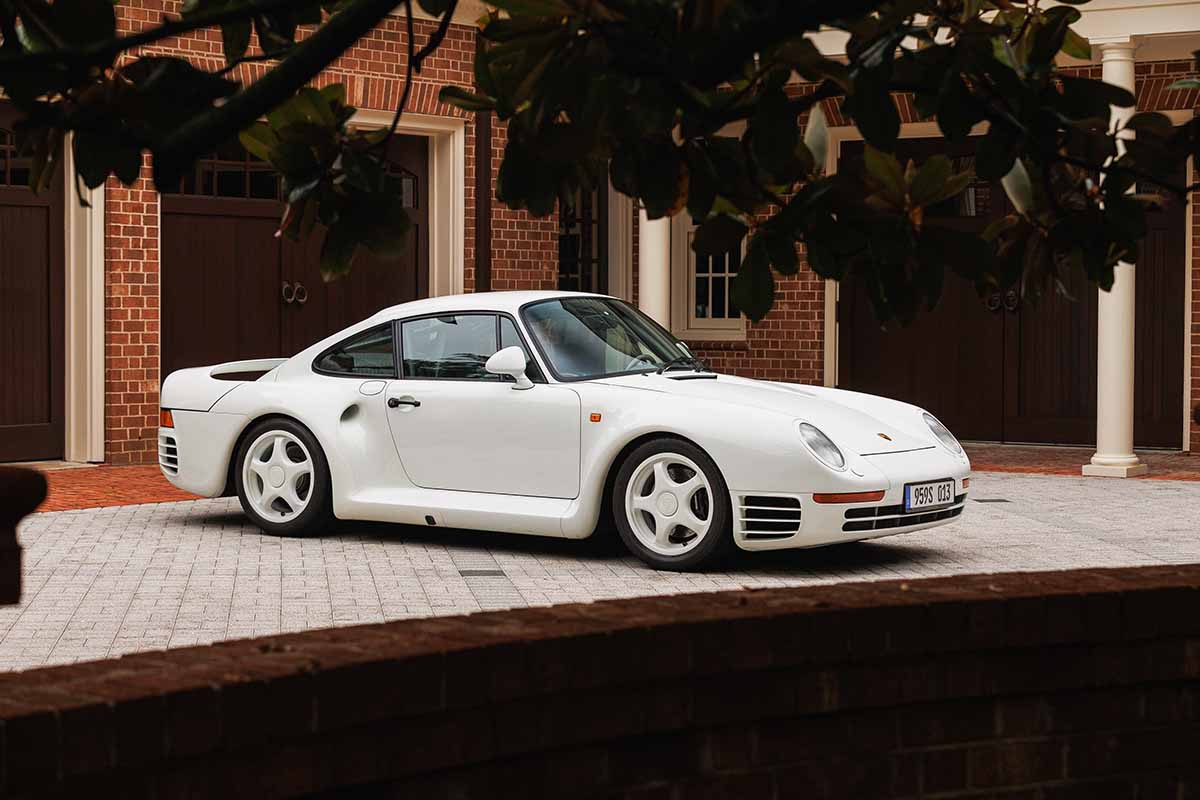 オークションに出品予定の1989年式ポルシェ「959スポーツ」Andrew Miterko(c)2026 Courtesy of RM Sotheby's