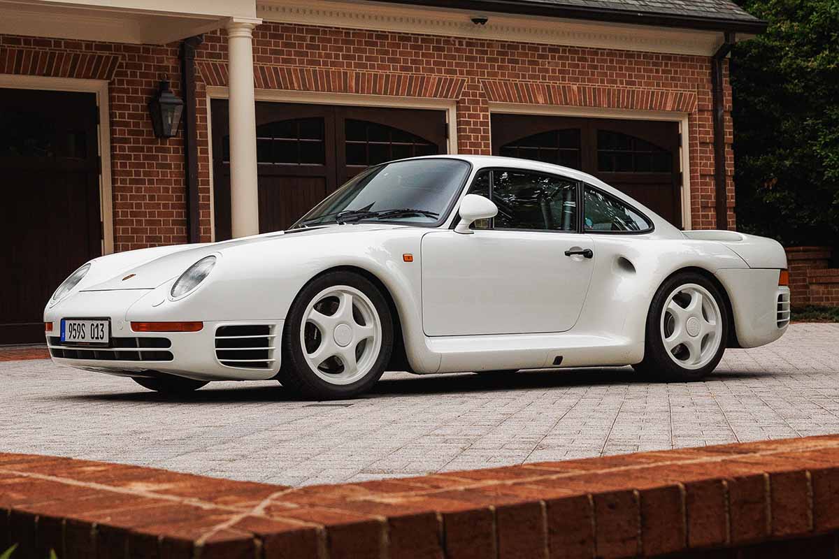 オークションに出品予定の1989年式ポルシェ「959スポーツ」Andrew Miterko(c)2026 Courtesy of RM Sotheby's