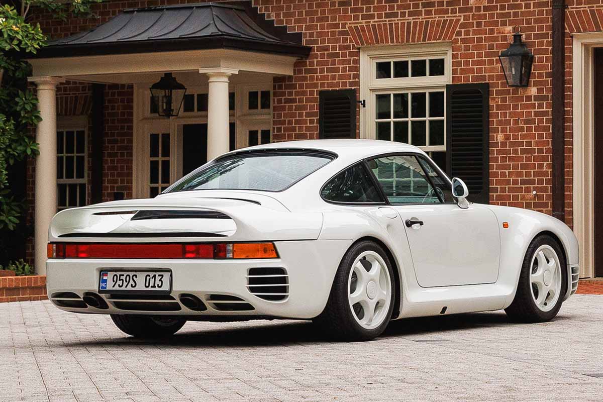 オークションに出品予定の1989年式ポルシェ「959スポーツ」Andrew Miterko(c)2026 Courtesy of RM Sotheby's