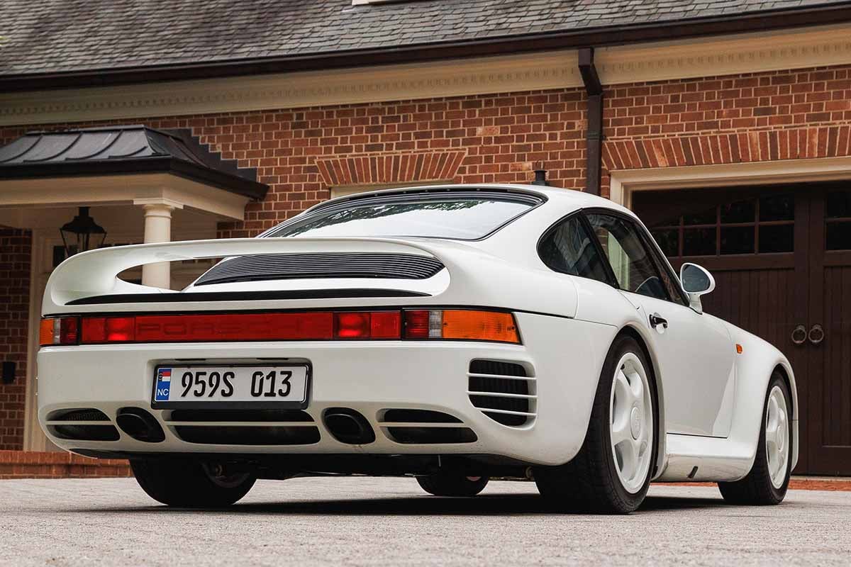 オークションに出品予定の1989年式ポルシェ「959スポーツ」Andrew Miterko(c)2026 Courtesy of RM Sotheby's