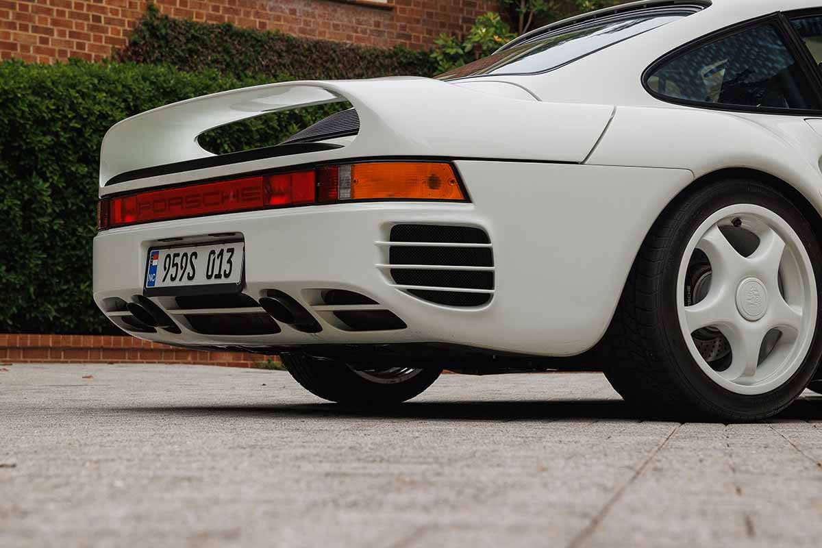 オークションに出品予定の1989年式ポルシェ「959スポーツ」Andrew Miterko(c)2026 Courtesy of RM Sotheby's