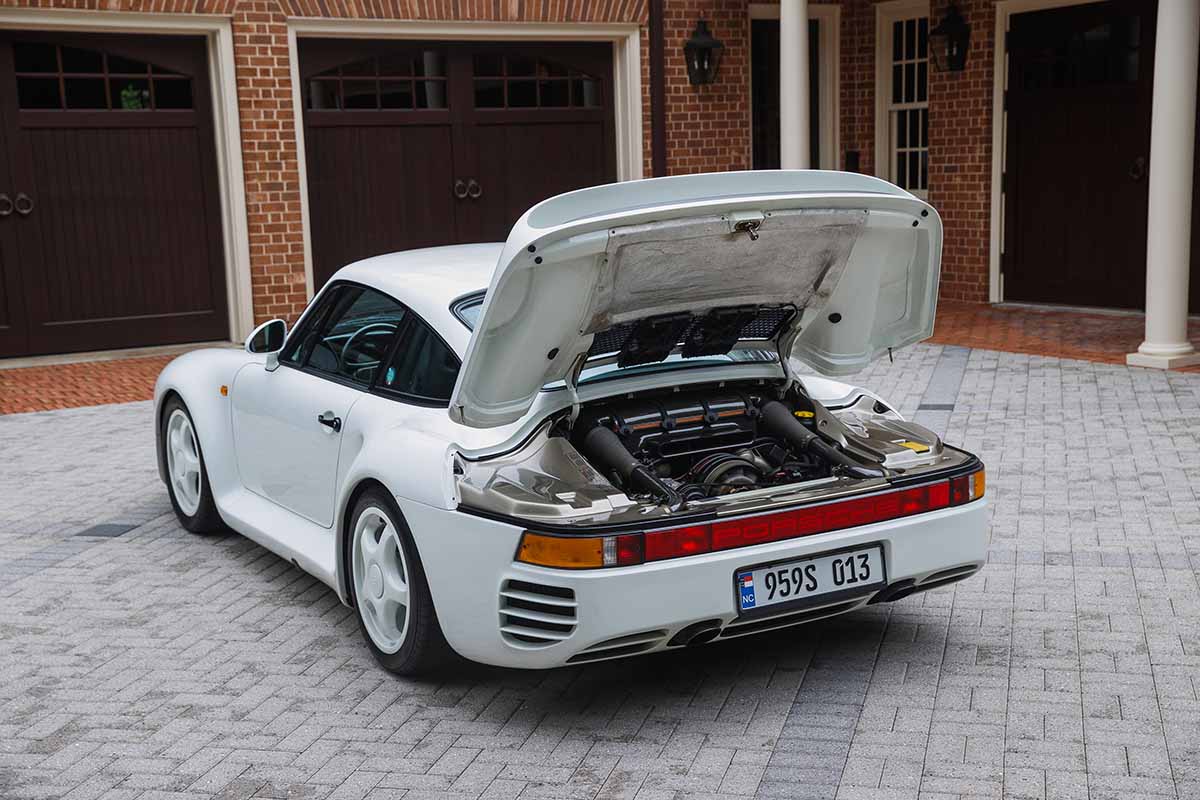 オークションに出品予定の1989年式ポルシェ「959スポーツ」Andrew Miterko(c)2026 Courtesy of RM Sotheby's