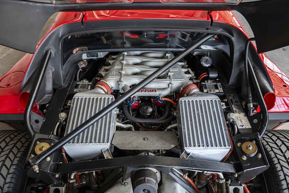 オークションに出品される予定の1991年式フェラーリ「F40」Robin Adams(c)2026 Courtesy of RM Sotheby's