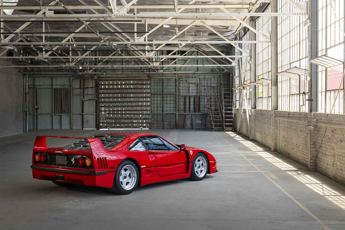 オークションに出品される予定の1991年式フェラーリ「F40」Robin Adams(c)2026 Courtesy of RM Sotheby's