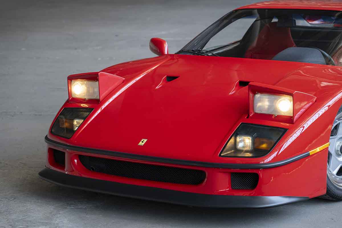 オークションに出品される予定の1991年式フェラーリ「F40」Robin Adams(c)2026 Courtesy of RM Sotheby's