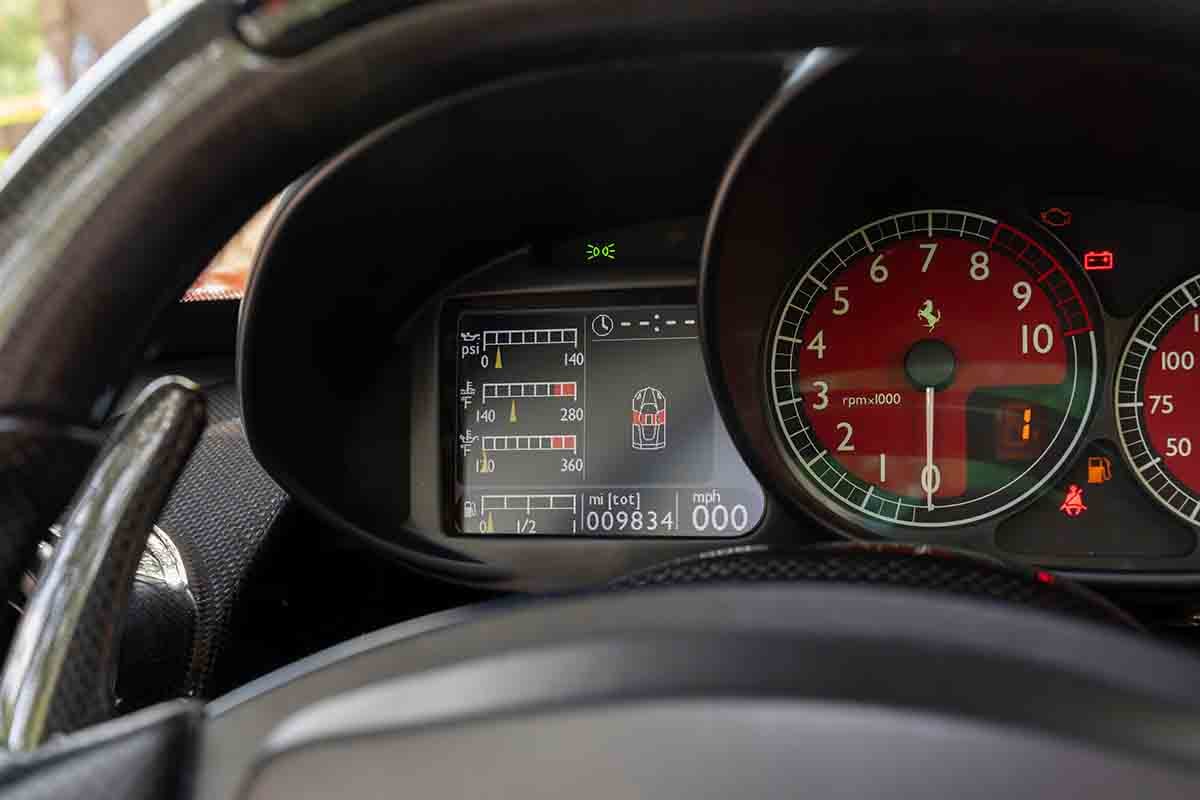 941万ドル（約14億1000万円）で落札された2003年式「エンツォ・フェラーリ」Erik Olsen(c)2026 Courtesy of RM Sotheby's