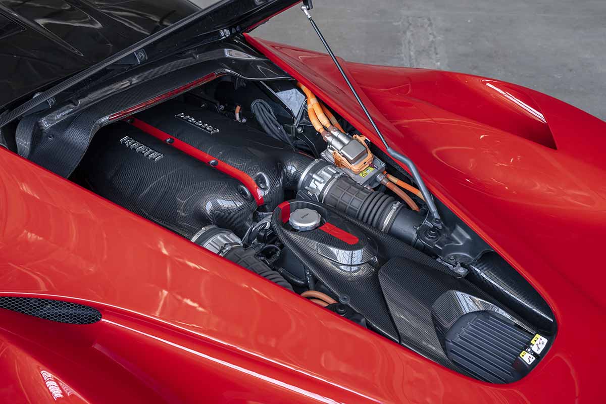 オークションに出品される2015年式フェラーリ「ラ・フェラーリ」Robin Adams(c)2026 Courtesy of RM Sotheby's