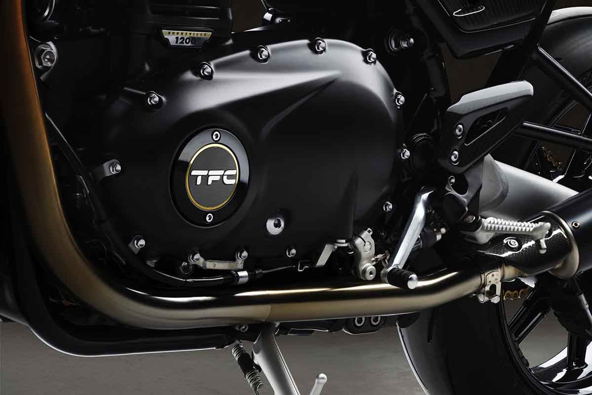 世界750台の限定車、トライアンフ新型「SPEED TWIN 1200TFC（スピードツイン1200TFC）」