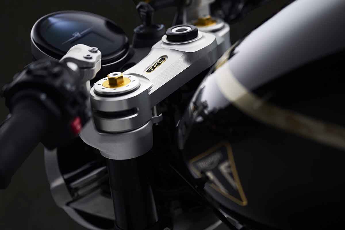 世界750台の限定車、トライアンフ新型「SPEED TWIN 1200TFC（スピードツイン1200TFC）」