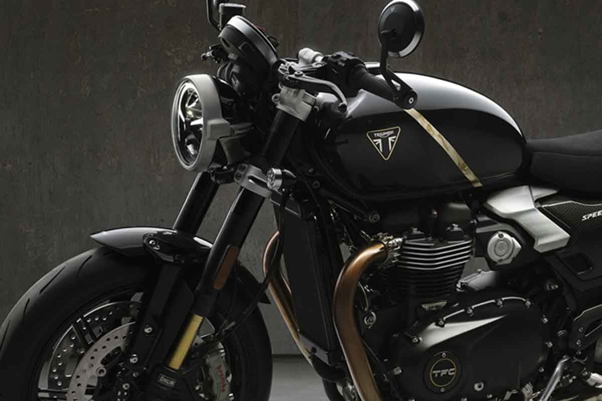 世界750台の限定車、トライアンフ新型「SPEED TWIN 1200TFC（スピードツイン1200TFC）」