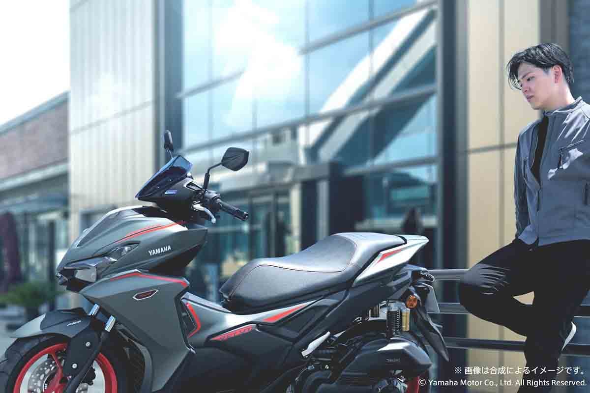 2026年8月31日に発売されるヤマハの新型軽二輪スクーター「アエロックス」