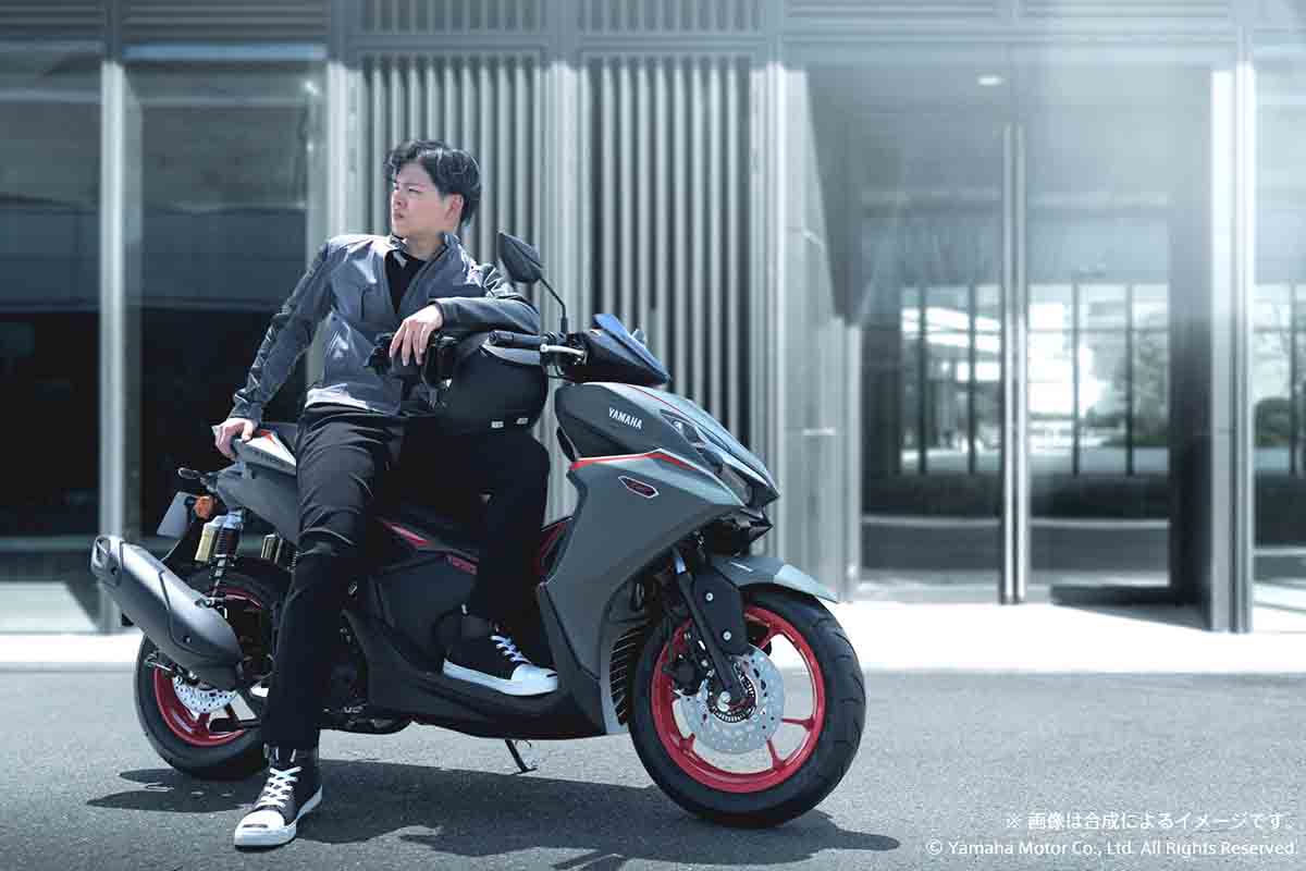 2026年8月31日に発売されるヤマハの新型軽二輪スクーター「アエロックス」