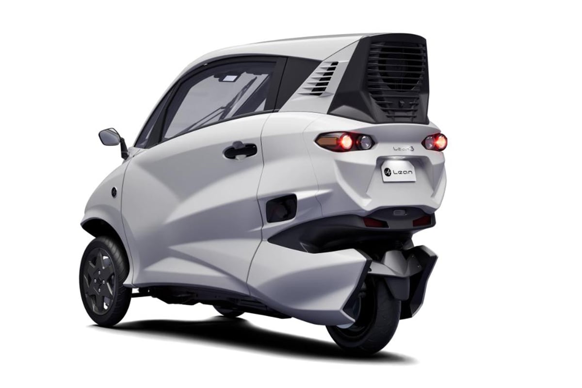 リーンモビリティが開発した3輪EV「リーンスリー」