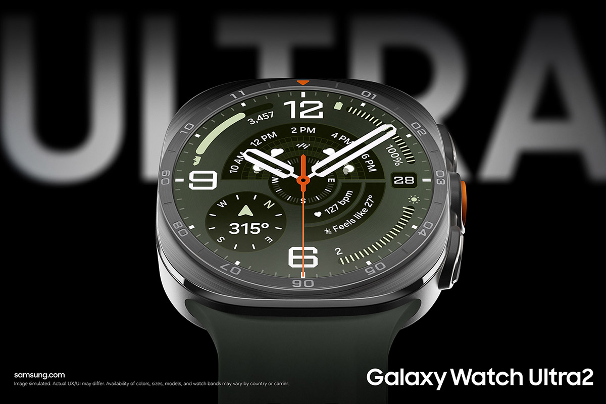 陸でも海でも活躍する本格機能を搭載した上位モデル「Galaxy Watch Ultra2」