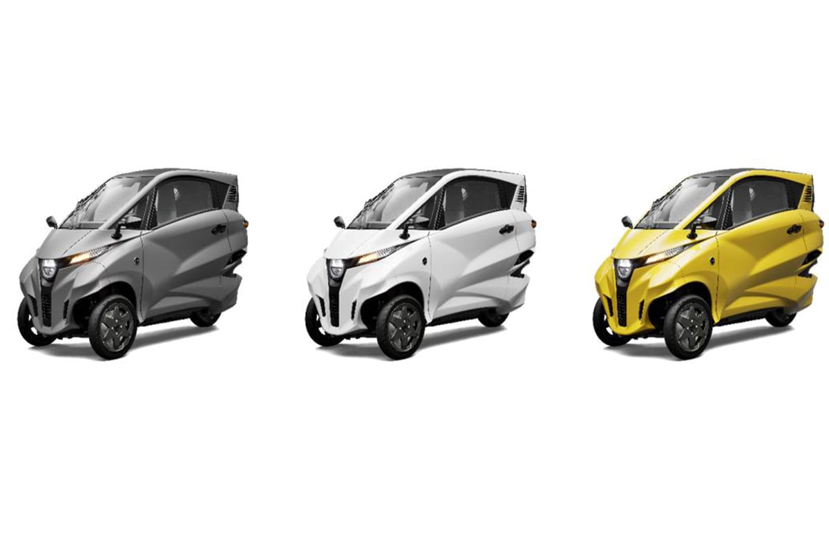 リーンモビリティが開発した3輪EV「リーンスリー」