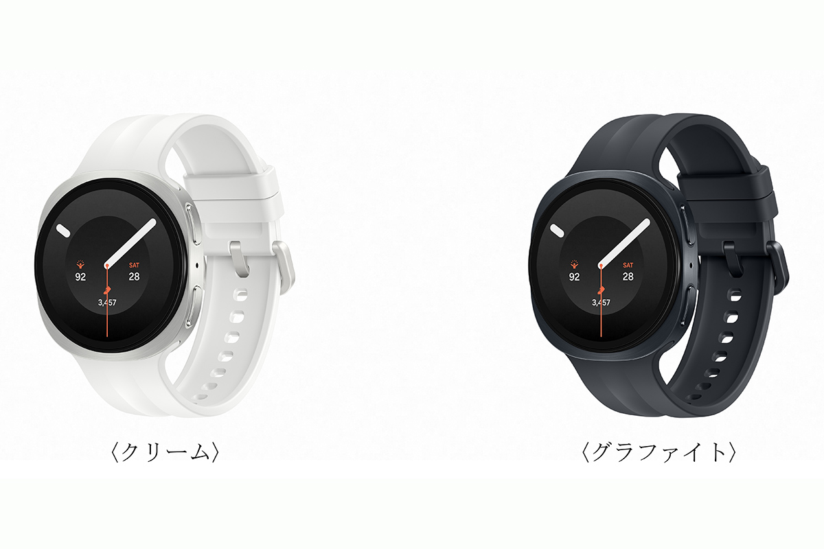 「Samsung Galaxy Watch9」40mm（LTEモデル 8万4480円、Bluetoothモデル 6万7980円 消費税込）