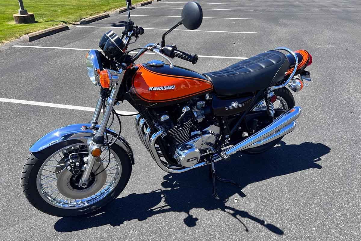 米国オークションに登場、落札された1973年式カワサキ「Z1 900」
