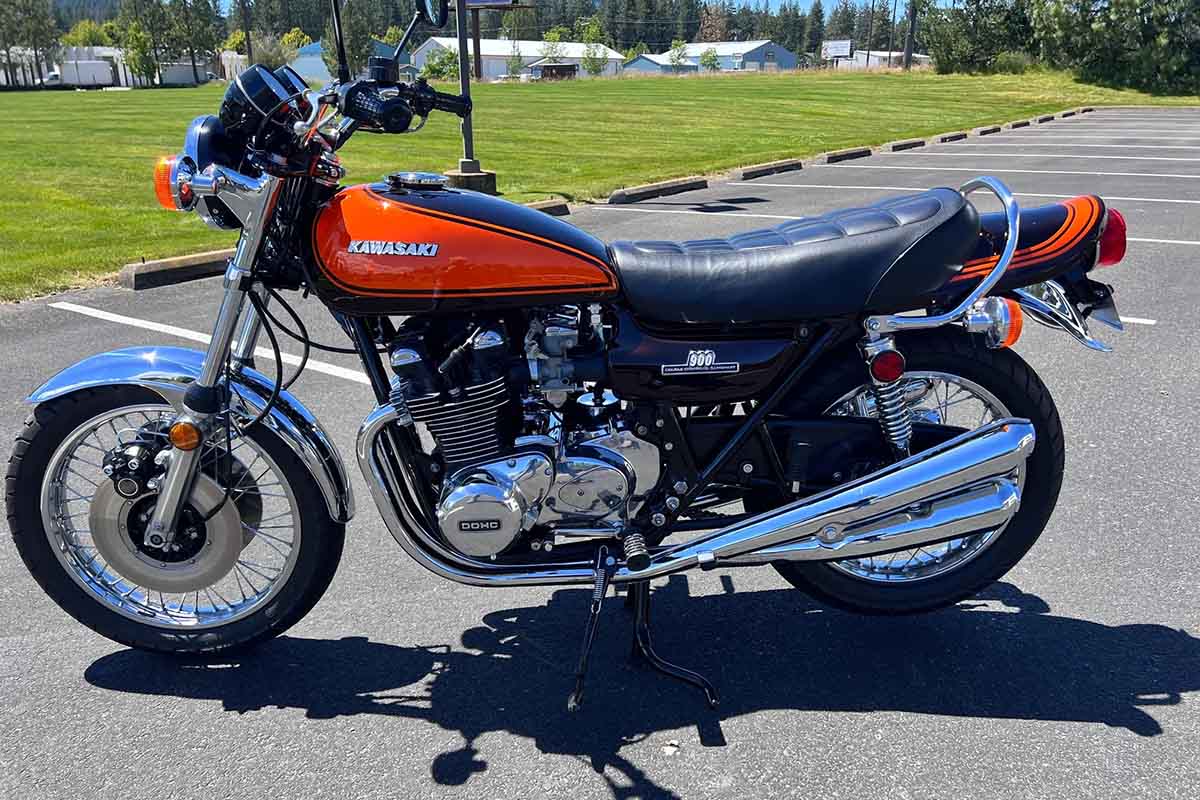 米国オークションに登場、落札された1973年式カワサキ「Z1 900」
