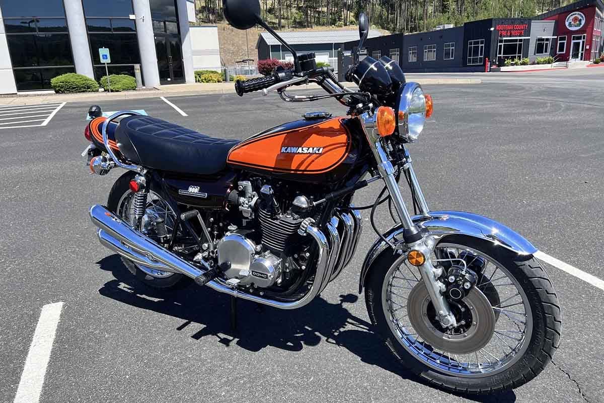 米国オークションに登場、落札された1973年式カワサキ「Z1 900」