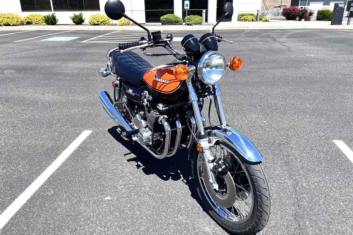 米国オークションに登場、落札された1973年式カワサキ「Z1 900」