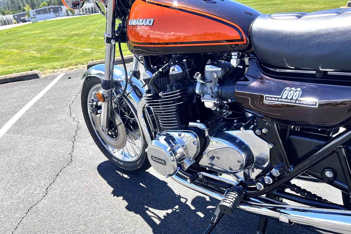 米国オークションに登場、落札された1973年式カワサキ「Z1 900」