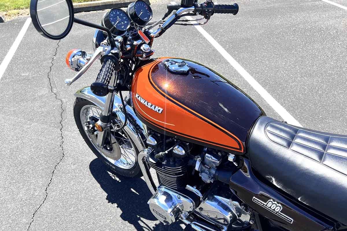 米国オークションに登場、落札された1973年式カワサキ「Z1 900」