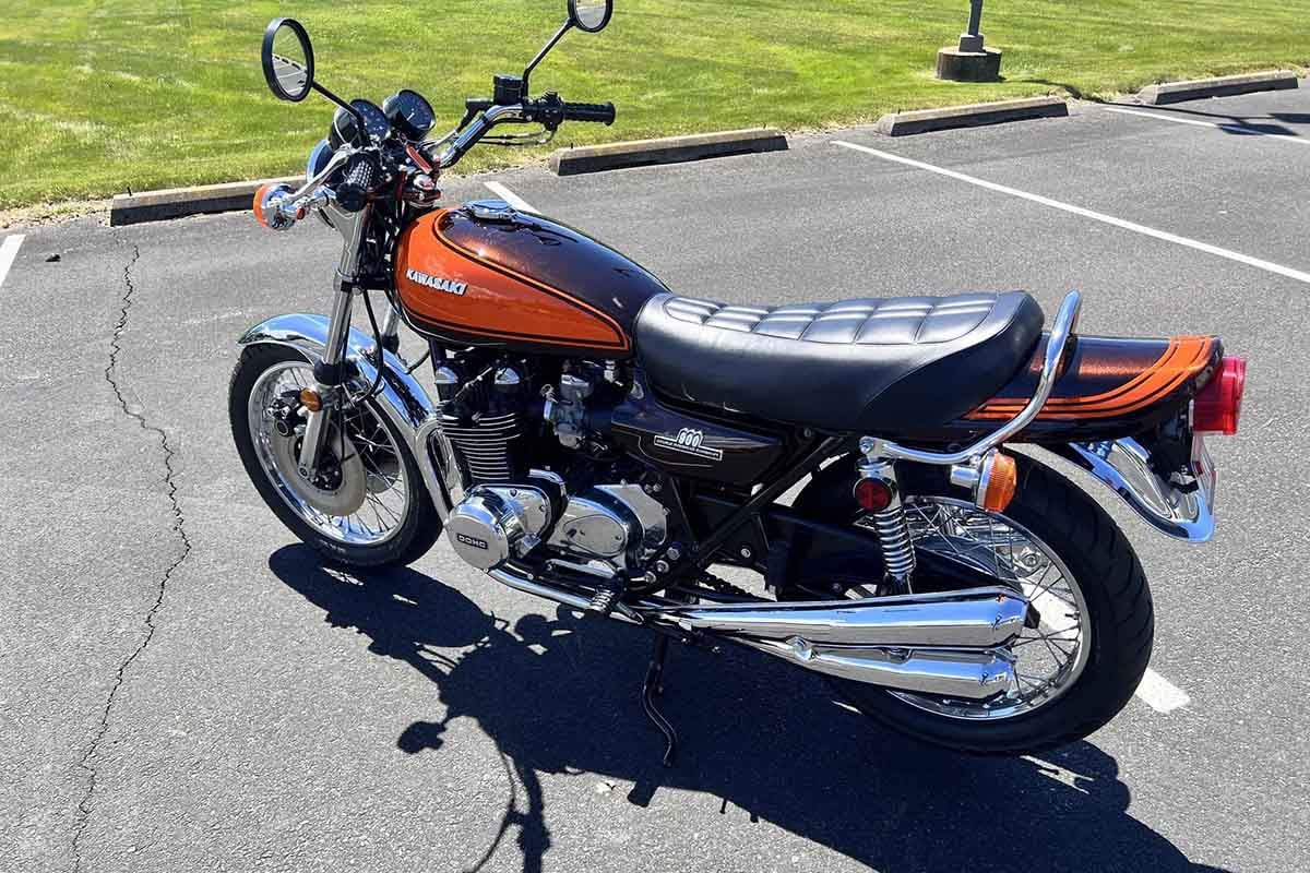 米国オークションに登場、落札された1973年式カワサキ「Z1 900」
