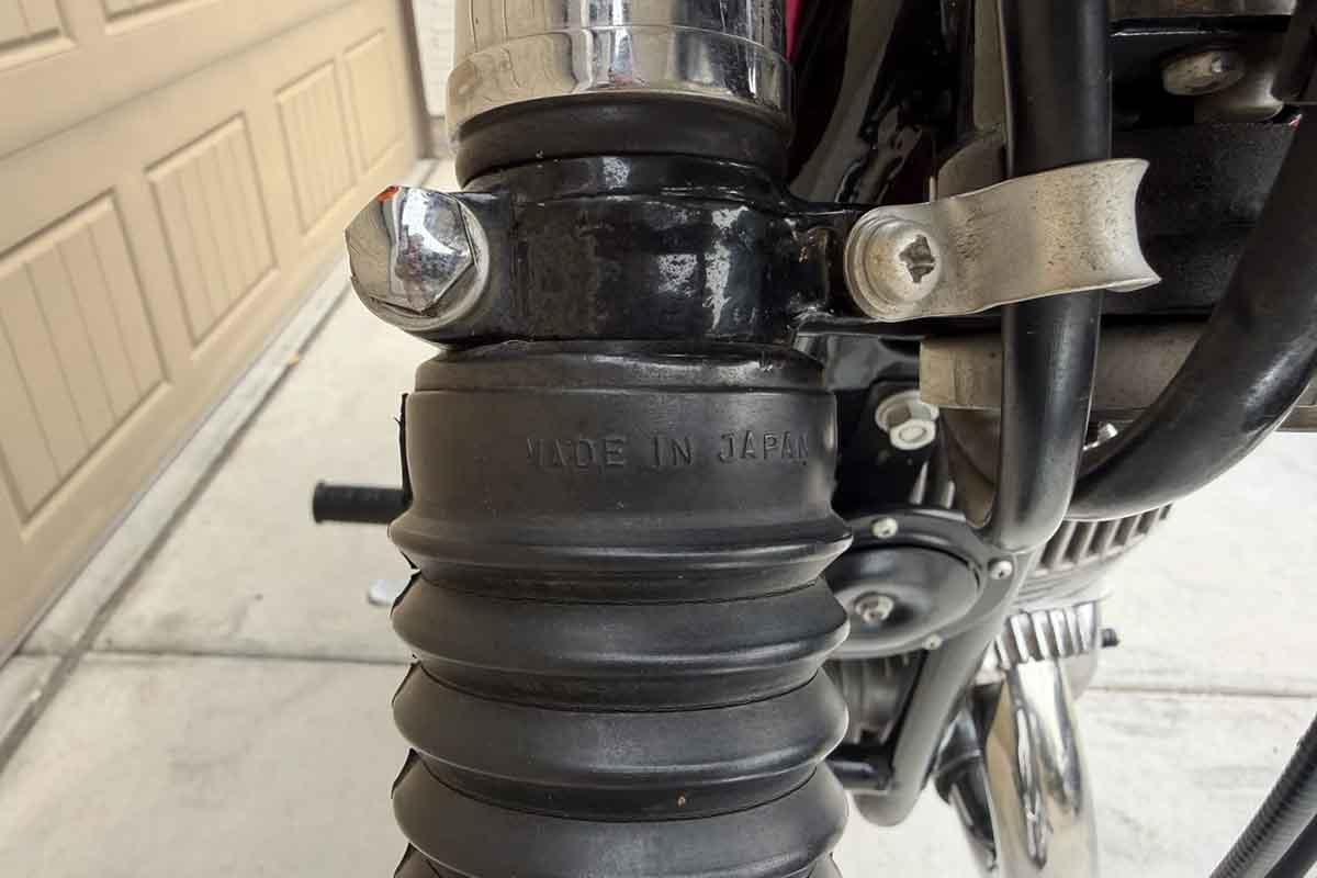 米国オークションに出品、落札された1971年式スズキ「T500」