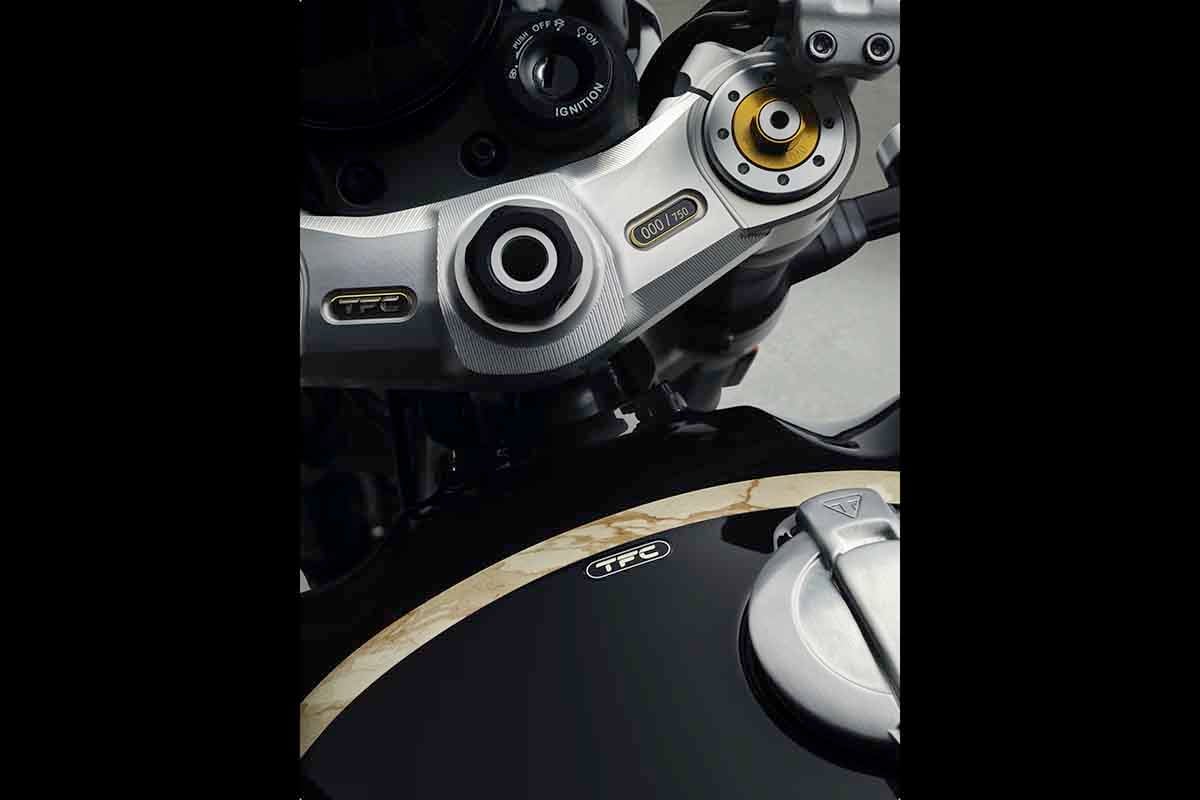 世界750台の限定車、トライアンフ新型「SPEED TWIN 1200TFC（スピードツイン1200TFC）」