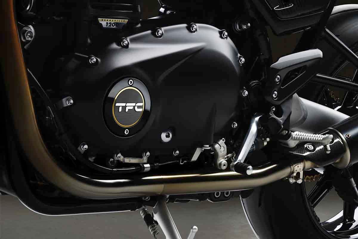 世界750台の限定車、トライアンフ新型「SPEED TWIN 1200TFC（スピードツイン1200TFC）」